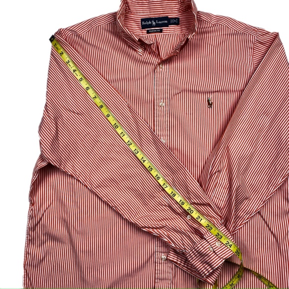 Striped * Polo Ralph Lauren Classic Fit Long Sleeve Button Down Shirt - XL - Picture 2 of 4